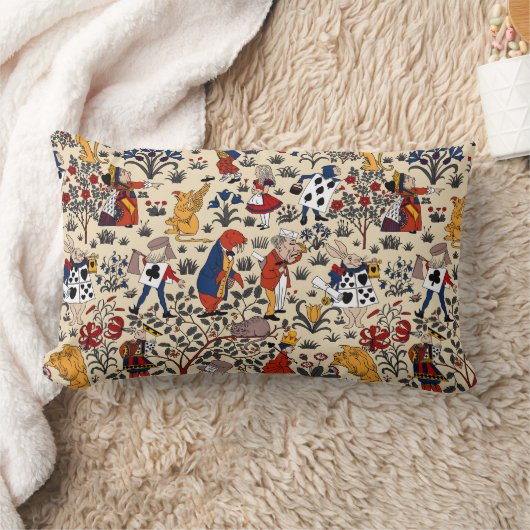 不思議の国の腰枕を着たアリス ランバークッション (ブランケット)