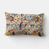 不思議の国の腰枕を着たアリス ランバークッション (裏面)