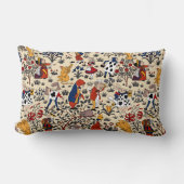 不思議の国の腰枕を着たアリス ランバークッション (正面)