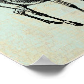 不思議の国の芸術で子鹿のアリスとアリス ポスター (角)