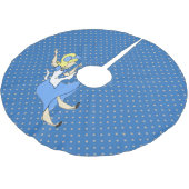 不思議の国の落ちるアリス不完全なパターン ブラッシュドポリエステルツリースカート (アングル)