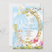 不思議の国の誕生会のアリス 招待状 (正面)