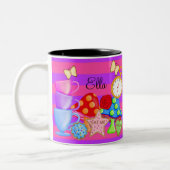 不思議の国の誕生日のマグ ツートーンマグカップ (左)