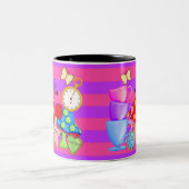 不思議の国の誕生日のマグ ツートーンマグカップ (中央)