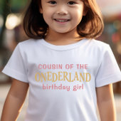 不思議の国の誕生日の女の子のアリスのいとこ Tシャツ