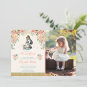 不思議の国の誕生日の招待状のヴィンテージアリス 招待状 (スタンド正面)