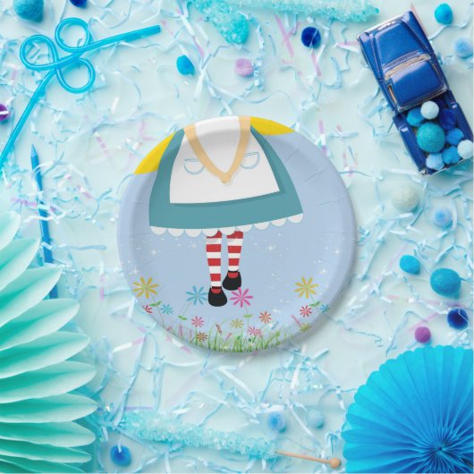 不思議の国の誕生日の紙皿のアリス ペーパープレート (パーティー)