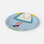 不思議の国の誕生日の紙皿のアリス ペーパープレート (アングル)