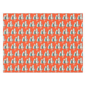 不思議の国の誕生日パーティーのアリステーブルクロス テーブルクロス (正面(横))