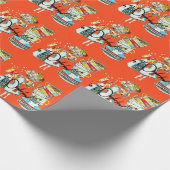 不思議の国の誕生日パーティーのアリス   ラッピングペーパー (角)