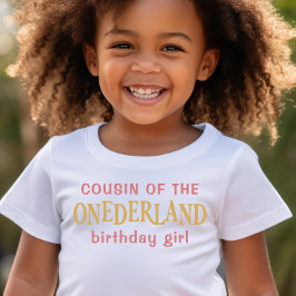 不思議の国の誕生日主役の従姉妹 Tシャツ