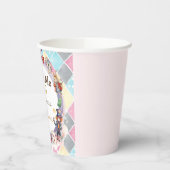 不思議の国の赤ちゃんシャワーのアリスが飲む 紙コップ (左)