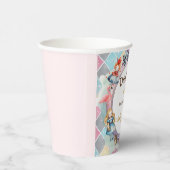 不思議の国の赤ちゃんシャワーのアリスが飲む 紙コップ (右)