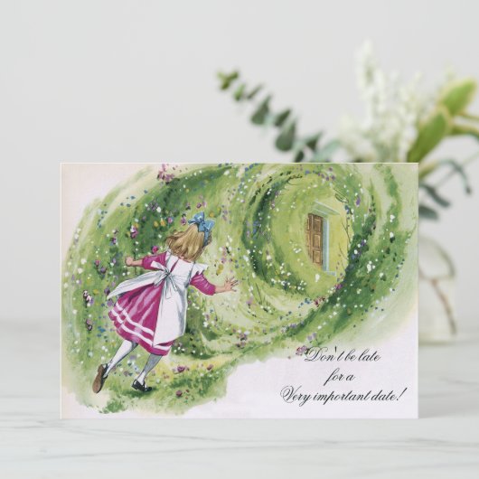 不思議の国の赤ん坊のアリスが遅れない 招待状 (スタンド正面)