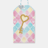 不思議の国の赤ん坊のアリス感謝していが君を ギフトタグ (裏面)