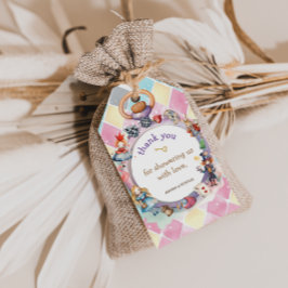 不思議の国の赤ん坊のアリス感謝していが君を ギフトタグ