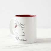 不思議の国の遅いウサギのマグのアリス ツートーンマグカップ (正面左)