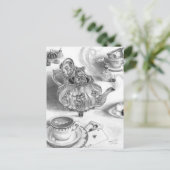 不思議の国の郵便はがきのヤマネの郵便はがきアリス ポストカード (スタンド正面)