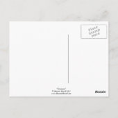 不思議の国の郵便はがきのヤマネの郵便はがきアリス ポストカード (裏面)