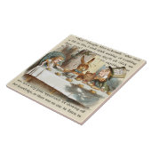 不思議の国の陶磁器タイルのアリス タイル (側面)