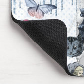 不思議の国の青い氷のアリスエレガント マウスパッド (コーナー)