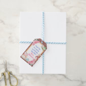 不思議の国の魔法のアリス赤ちゃんシャワーティーパーティー ギフトタグ (より糸付き)