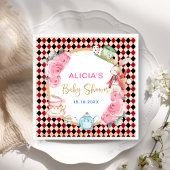 不思議の国の魔法のアリス赤ちゃんシャワーティーパーティー スタンダードカクテルナプキン