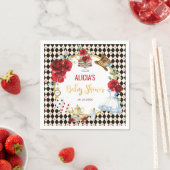 不思議の国の魔法のアリス赤ちゃんシャワーティーパーティー スタンダードカクテルナプキン (インサイチュ)