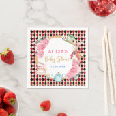 不思議の国の魔法のアリス赤ちゃんシャワーティーパーティー スタンダードカクテルナプキン (インサイチュ)