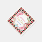 不思議の国の魔法のアリス赤ちゃんシャワーティーパーティー スタンダードカクテルナプキン (角)