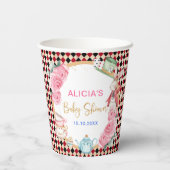 不思議の国の魔法のアリス赤ちゃんシャワーティーパーティー 紙コップ (裏面)