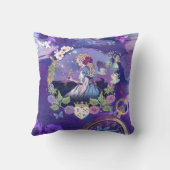 不思議の国の魔法のストーリーブックヴィンテージアリス クッション (裏面)