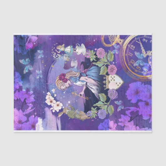 不思議の国の魔法のストーリーブックヴィンテージアリス 薄葉紙 (正面)