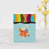 不思議の国の~カード/RSVPのアリス カード (黄色い花)