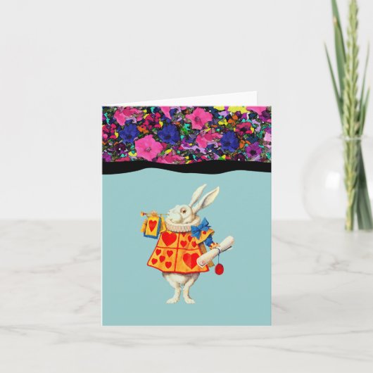 不思議の国の~カード/RSVPのアリス 招待状 (正面)