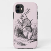 不思議の国のiPhone 5の場合の白いRabbit_Alice Case-Mate iPhoneケース (裏面)