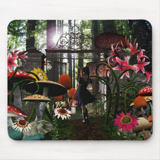 不思議の国のmousepadのアリス マウスパッド (正面)