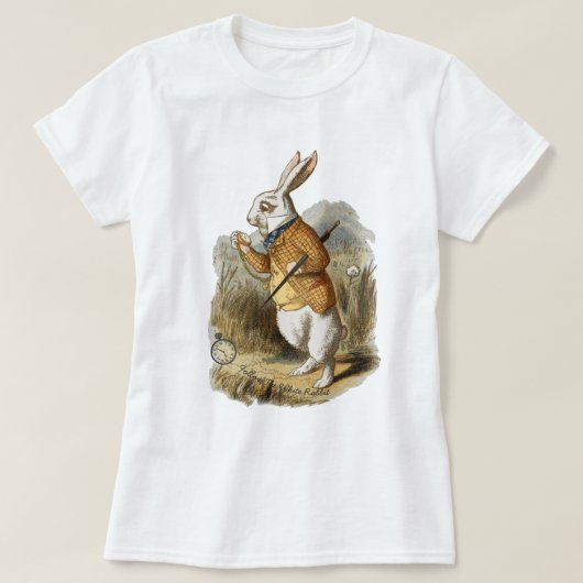 不思議の国のTシャツのアリス Tシャツ (デザイン正面)