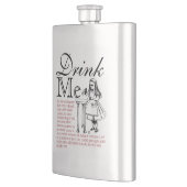 不思議の国は私を黒いおよび赤のクラシックなフラスコ飲みます フラスク (左)