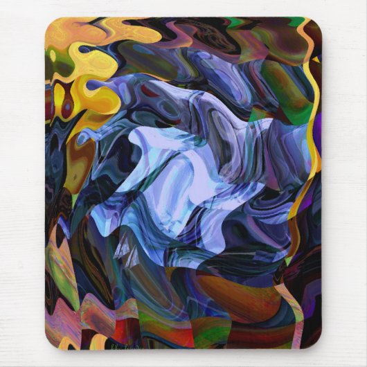 『不思議の国へ落ちる』 マウスパッド (正面)