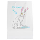 不思議の国をテーマにした抱き枕 ミディアムペーパーバッグ (裏面)