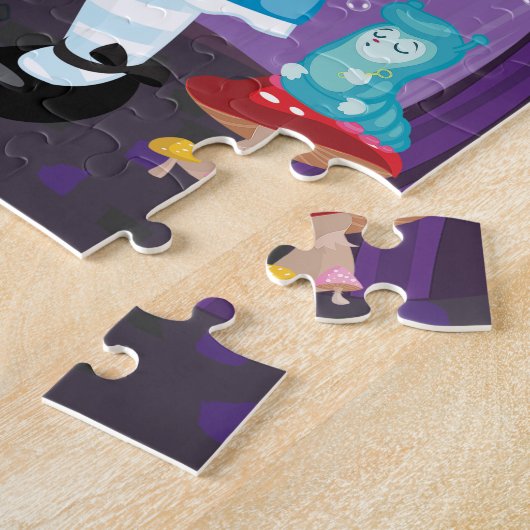 不思議の国ジグのアリスの冒険パーソナライズされた|過去記事 ジグソーパズル (側面)