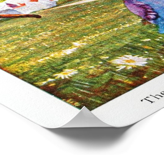 不思議の国チェシャーキャットのアリス ポスター (角)