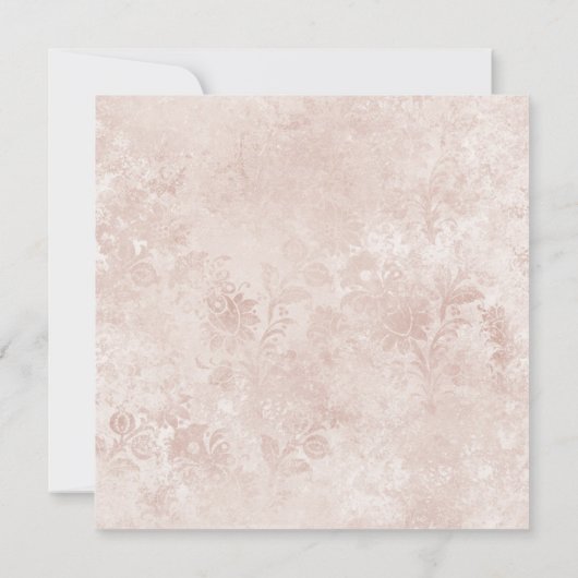 不思議の国ヴィンテージエレガントウェディングスクエアのアリス 招待状 (裏面)