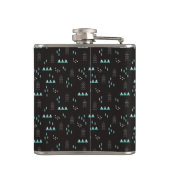 不思議の国幾何学的な夜パターン フラスク (裏面)