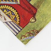 不思議の国毛布の大きいアリス フリースブランケット (角)