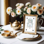 不思議の国王室の王座の遊カードに入ったアリス テーブルナンバー