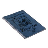 不思議の国1905の表紙のアリス ノートブック (右側)