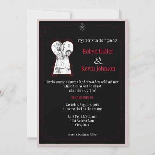 不思議の国2 招待状 (正面)