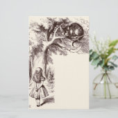 不思議の国|チェシャー猫のスマイルのアリス 便箋 (スタンド正面)